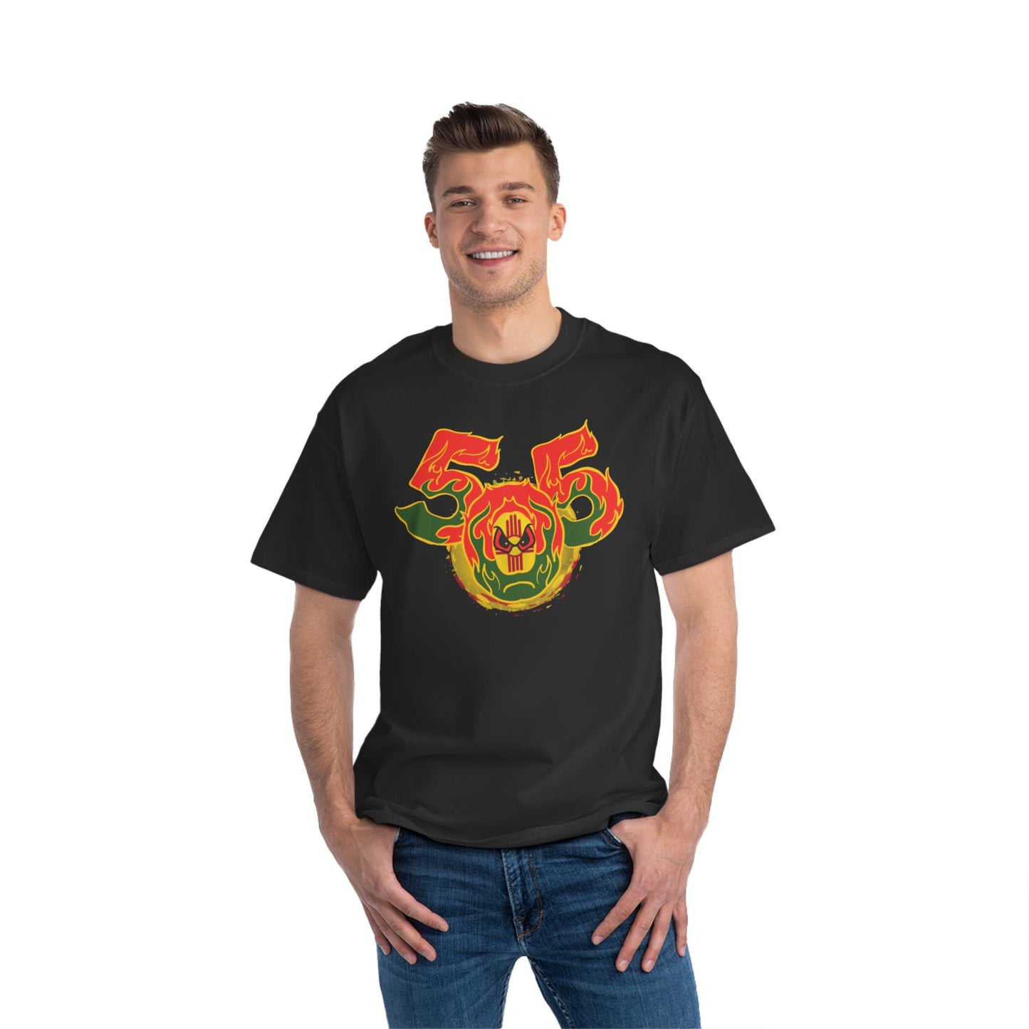 Vintage ZIA Fire 505 Graphic Tee - Unisex Beefy-T® Short-Sleeve T-Shirt