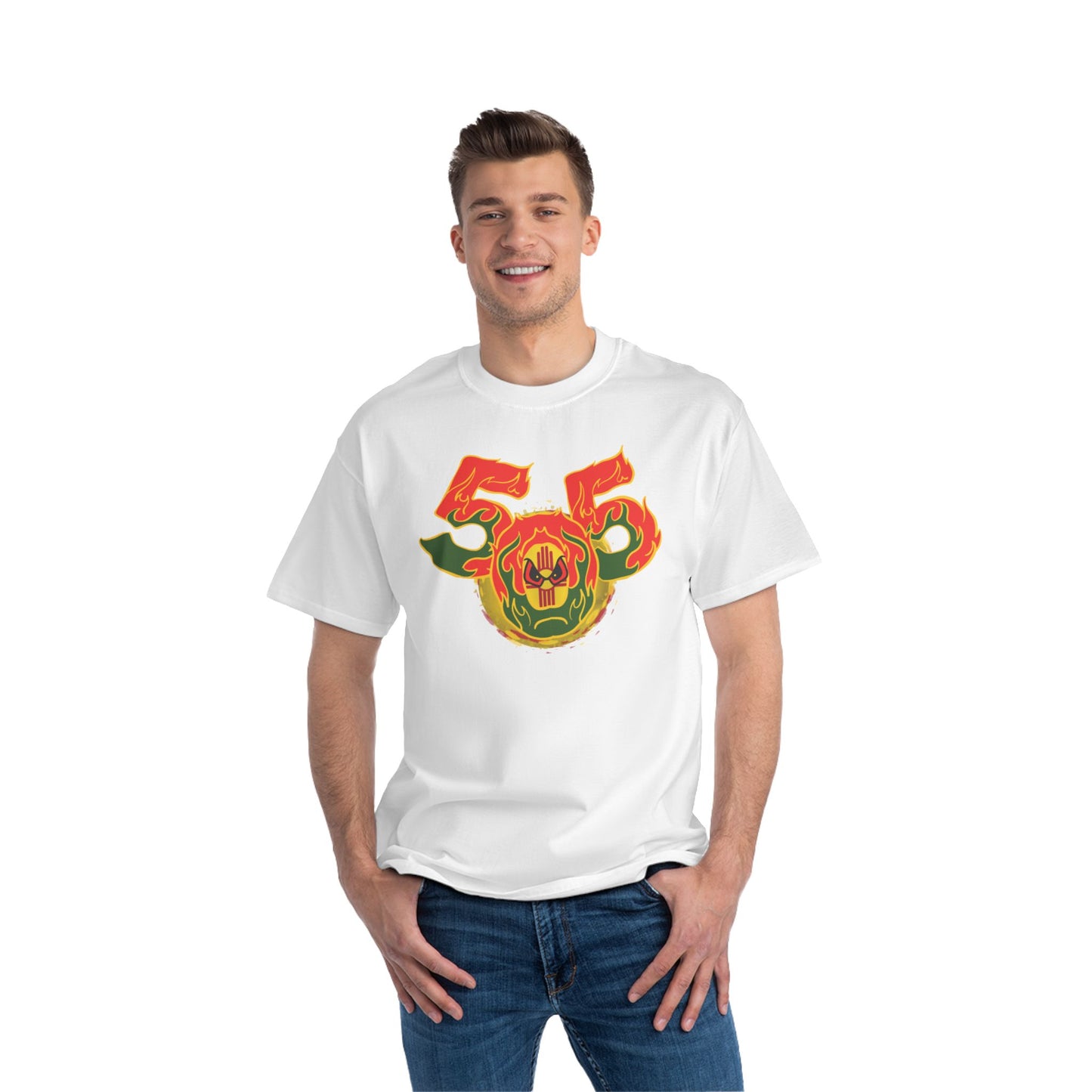 Vintage ZIA Fire 505 Graphic Tee - Unisex Beefy-T® Short-Sleeve T-Shirt